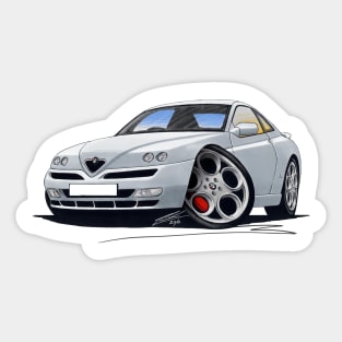 Alfa Romeo GTV Silver Sticker